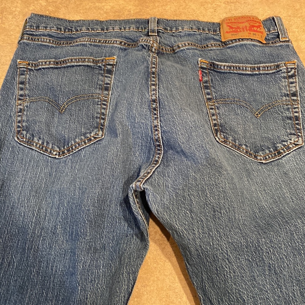 Mens Levi jeans size 36/29 - Picture 3 of 6